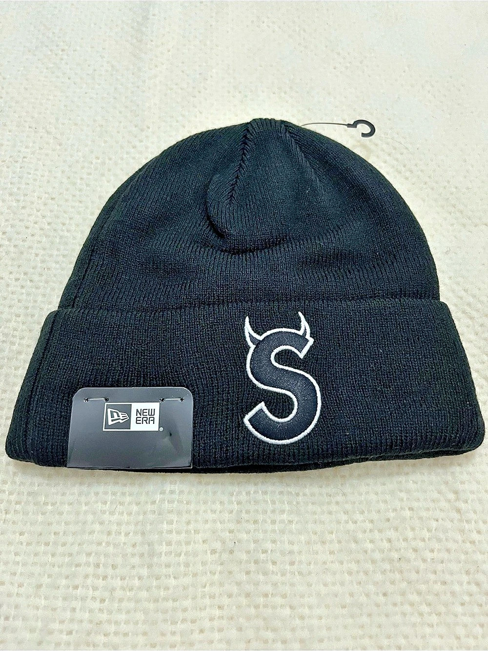 Supreme New Era S Logo Beanie Black